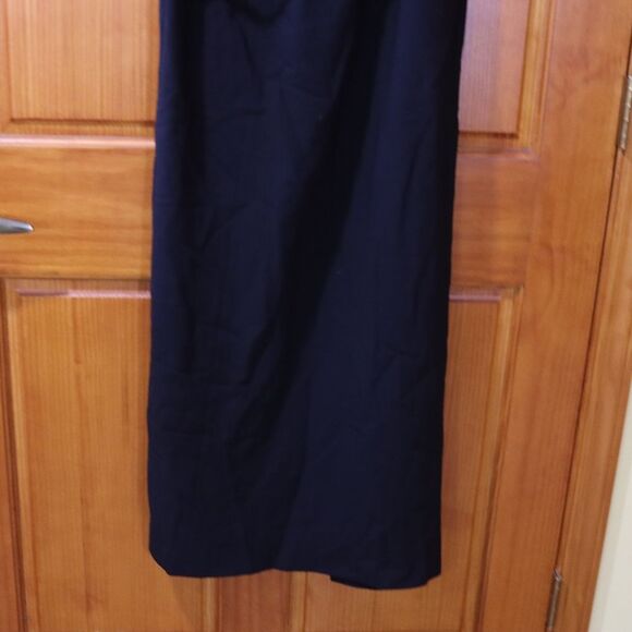 Dries Van Noten Vintage Black Belted Long Maxi Skirt Wool 42 - Picture 3 of 13